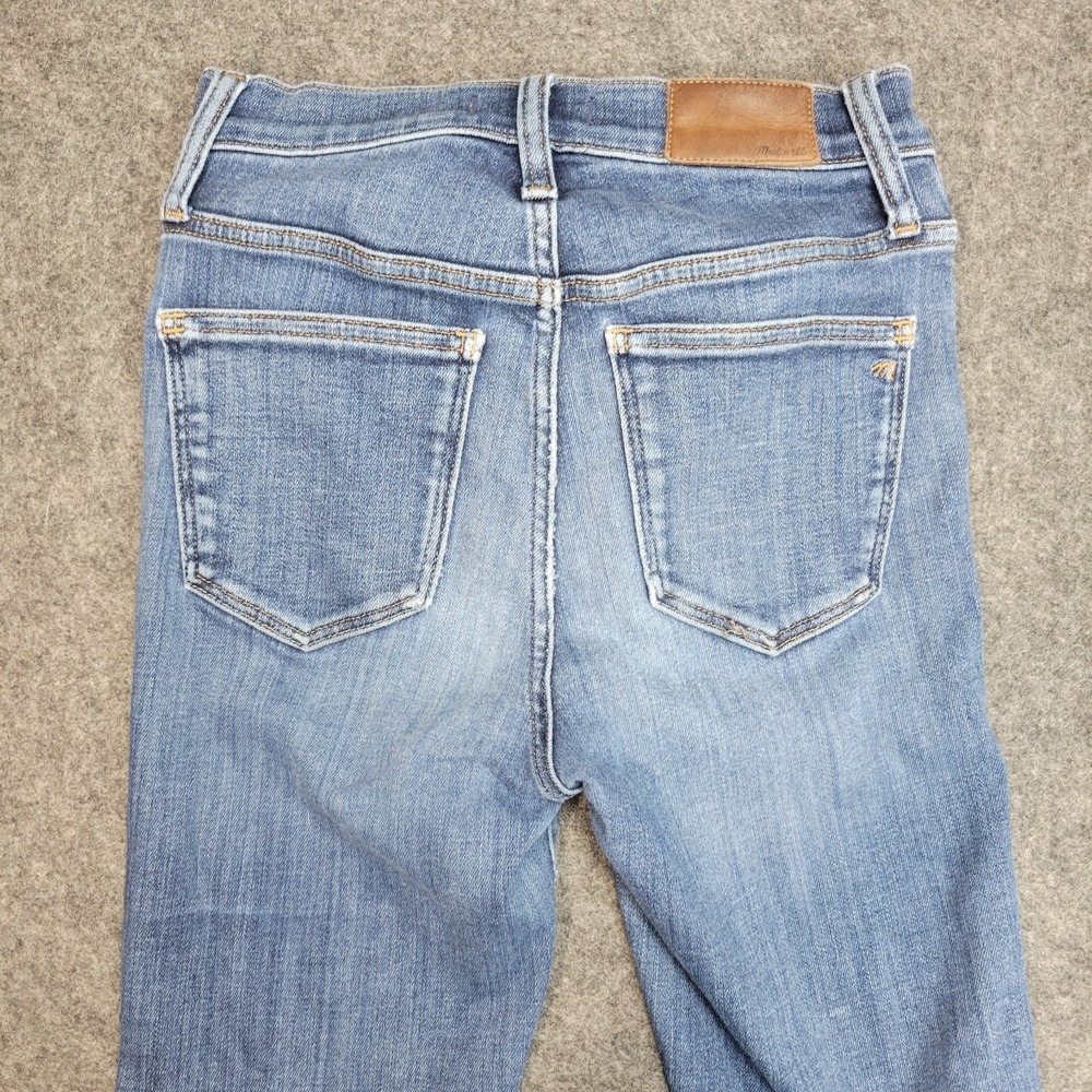 Madewell Jeans Womens 26 Gray High Rise Skinny Distressed Hem Minimalist LOT - Picture 8 of 15